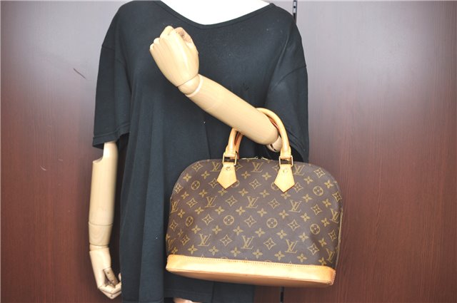 Authentic Louis Vuitton Monogram Alma Hand Bag M51130 LV J1725