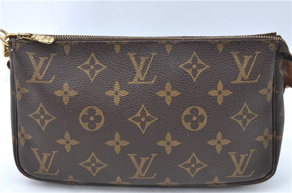 Authentic Louis Vuitton Monogram Pochette Accessoires Pouch M51980 LV J1727