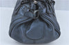 Authentic Chloe Paddington Leather Shoulder Hand Bag Blue J1734