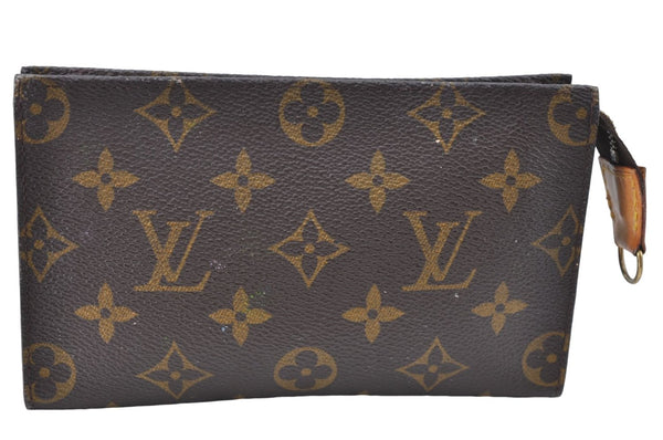 Authentic Louis Vuitton Monogram Pouch For Bucket PM LV J1738
