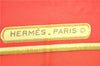 Authentic HERMES Carre 90 Scarf "Caraibes" Silk Red J1747