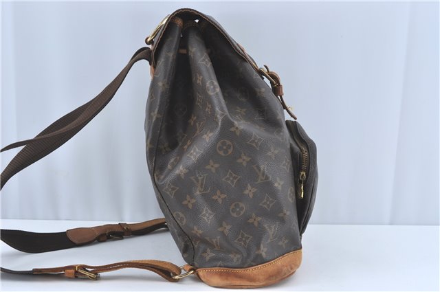 Authentic Louis Vuitton Monogram Montsouris GM Backpack M51135 LV J1750