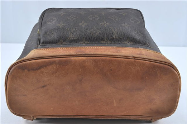 Authentic Louis Vuitton Monogram Montsouris GM Backpack M51135 LV J1750