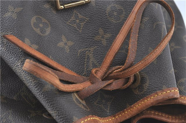 Authentic Louis Vuitton Monogram Montsouris GM Backpack M51135 LV J1750