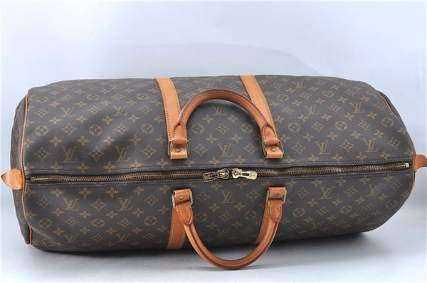 Authentic Louis Vuitton Monogram Keepall 60 Travel Boston Bag M41422 LV J1755