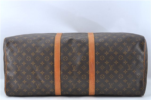 Authentic Louis Vuitton Monogram Keepall 60 Travel Boston Bag M41422 LV J1755