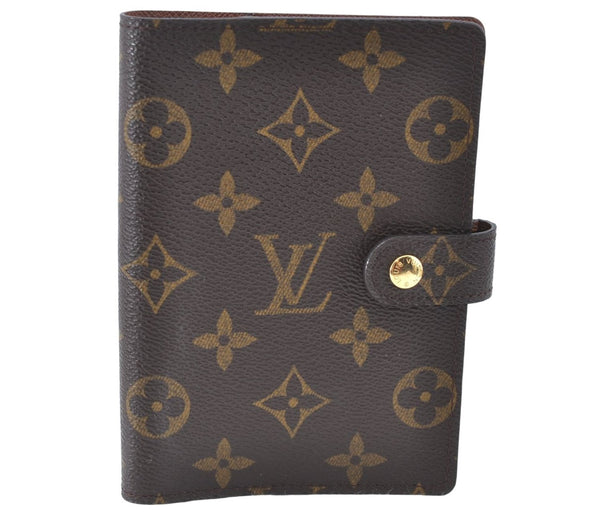 Authentic Louis Vuitton Monogram Agenda PM Day Planner Cover R20005 LV J1757