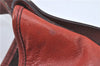 Authentic YVES SAINT LAURENT Mombasa Shoulder Hand Bag Leather 205118 Red J1759