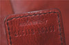 Authentic YVES SAINT LAURENT Mombasa Shoulder Hand Bag Leather 205118 Red J1759