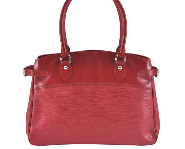 Authentic Louis Vuitton Epi Passy GM Shoulder Hand Bag Red M5925E LV J1761