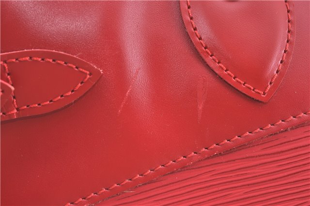 Authentic Louis Vuitton Epi Passy GM Shoulder Hand Bag Red M5925E LV J1761