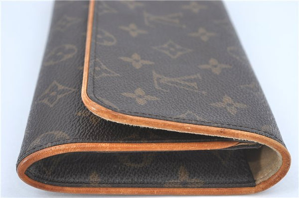 Authentic Louis Vuitton Monogram Pochette Twin GM Shoulder Bag M51852 LV J1763