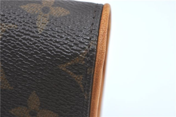 Authentic Louis Vuitton Monogram Pochette Twin GM Shoulder Bag M51852 LV J1763