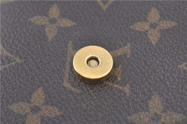 Authentic Louis Vuitton Monogram Pochette Twin GM Shoulder Bag M51852 LV J1763