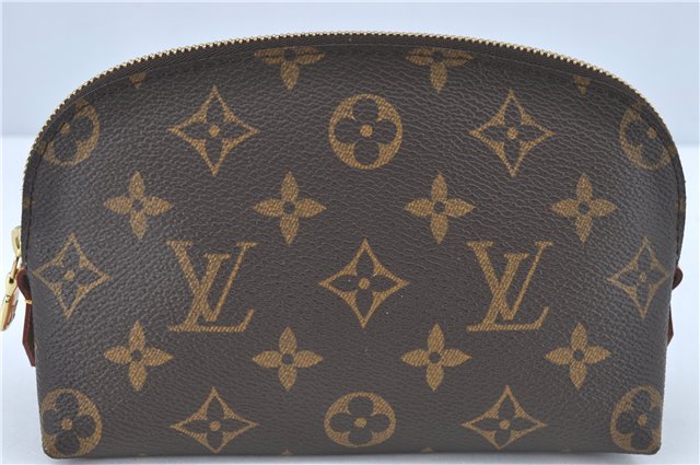 Authentic Louis Vuitton Monogram Pochette Cosmetic Pouch M47515 LV J1764