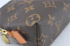 Authentic Louis Vuitton Monogram Pochette Cosmetic Pouch M47515 LV J1764