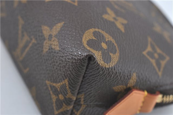 Authentic Louis Vuitton Monogram Pochette Cosmetic Pouch M47515 LV J1764