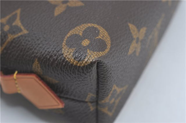 Authentic Louis Vuitton Monogram Pochette Cosmetic Pouch M47515 LV J1764