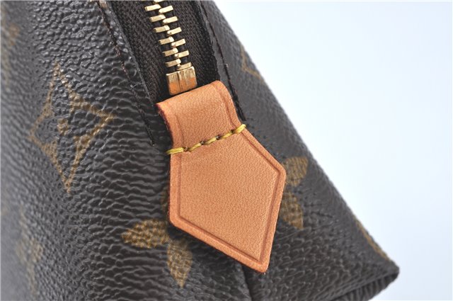 Authentic Louis Vuitton Monogram Pochette Cosmetic Pouch M47515 LV J1764