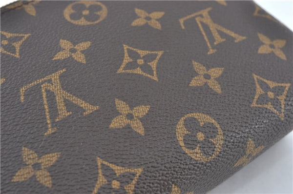 Authentic Louis Vuitton Monogram Pochette Cosmetic Pouch M47515 LV J1764