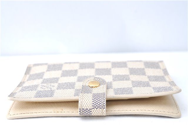 Authentic Louis Vuitton Damier Azur Agenda PM Day Planner Cover R20706 LV J1765