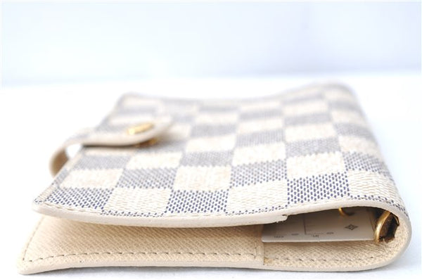 Authentic Louis Vuitton Damier Azur Agenda PM Day Planner Cover R20706 LV J1765