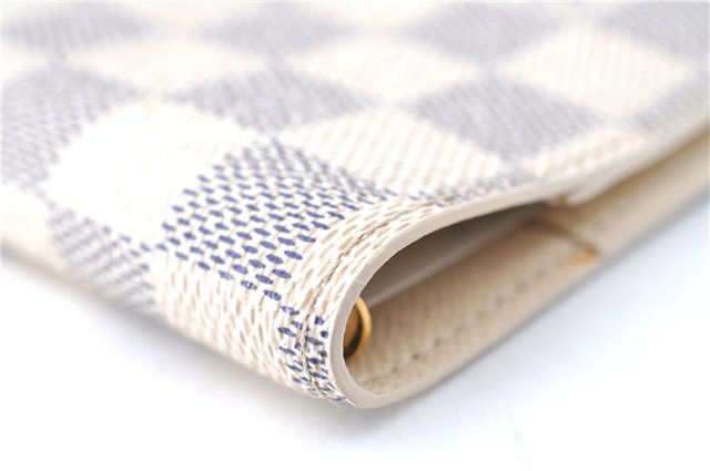 Authentic Louis Vuitton Damier Azur Agenda PM Day Planner Cover R20706 LV J1765