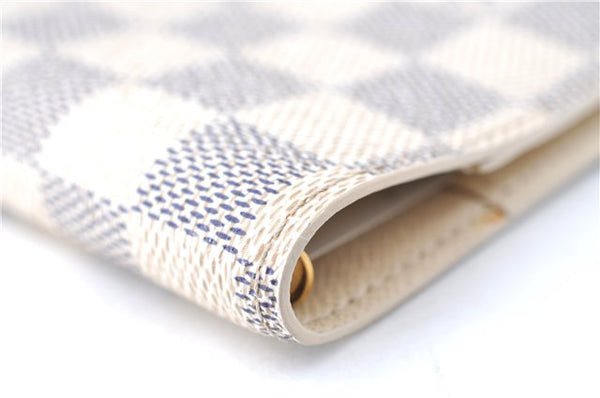 Authentic Louis Vuitton Damier Azur Agenda PM Day Planner Cover R20706 LV J1765