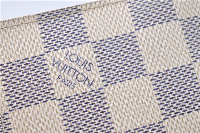 Authentic Louis Vuitton Damier Azur Agenda PM Day Planner Cover R20706 LV J1765
