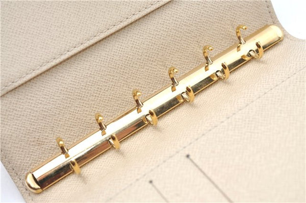 Authentic Louis Vuitton Damier Azur Agenda PM Day Planner Cover R20706 LV J1765