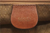 Authentic GUCCI Bamboo Backpack Leather Black J1768