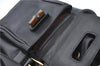 Authentic GUCCI Bamboo Backpack Leather Black J1768
