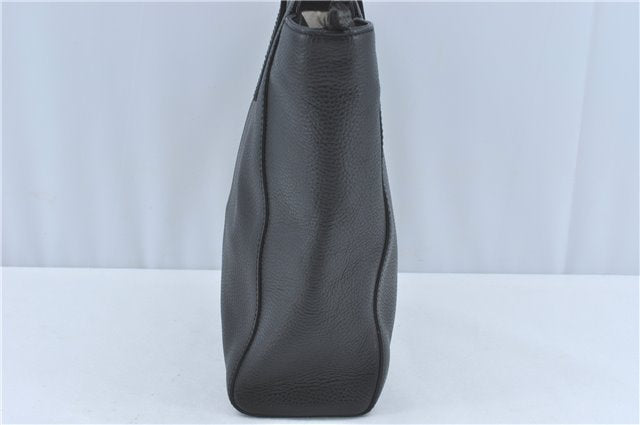 Authentic GUCCI 2Way Shoulder Tote Bag Leather 368824 Black J1769