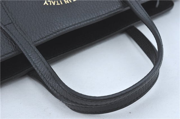 Authentic GUCCI 2Way Shoulder Tote Bag Leather 368824 Black J1769