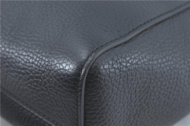 Authentic GUCCI 2Way Shoulder Tote Bag Leather 368824 Black J1769