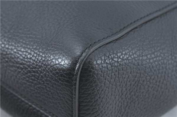 Authentic GUCCI 2Way Shoulder Tote Bag Leather 368824 Black J1769