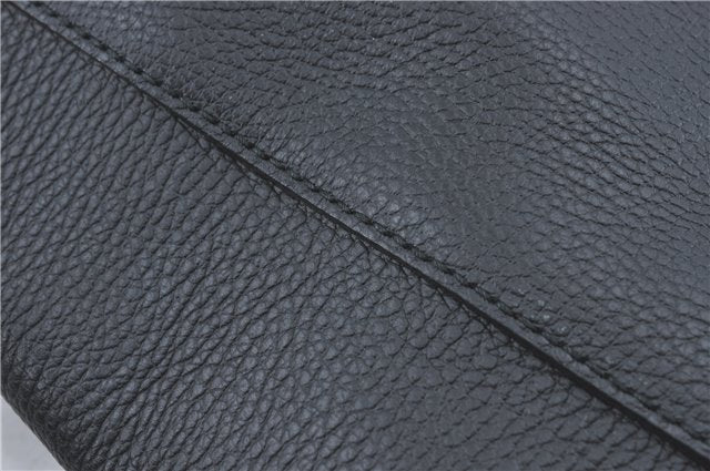 Authentic GUCCI 2Way Shoulder Tote Bag Leather 368824 Black J1769