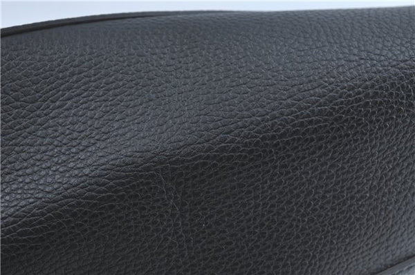 Authentic GUCCI 2Way Shoulder Tote Bag Leather 368824 Black J1769