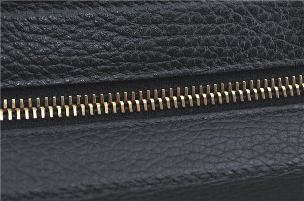 Authentic GUCCI 2Way Shoulder Tote Bag Leather 368824 Black J1769