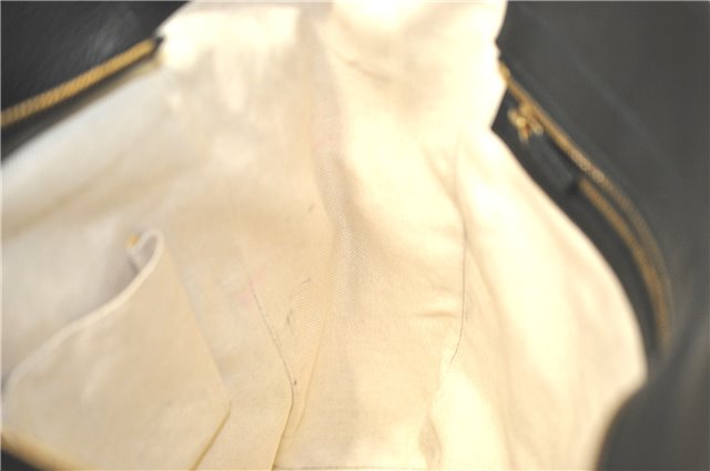 Authentic GUCCI 2Way Shoulder Tote Bag Leather 368824 Black J1769