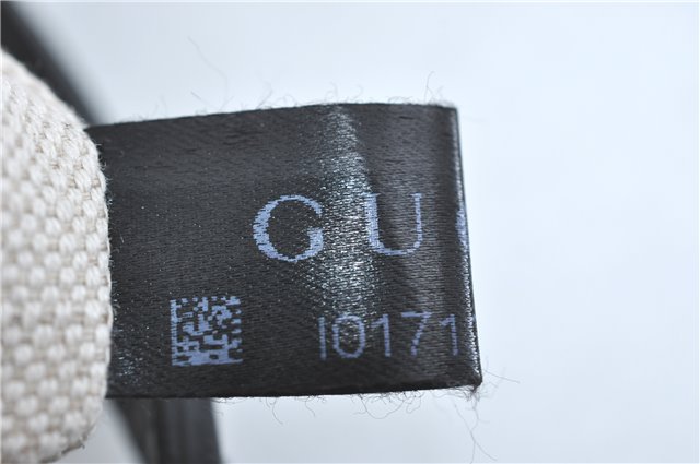 Authentic GUCCI 2Way Shoulder Tote Bag Leather 368824 Black J1769