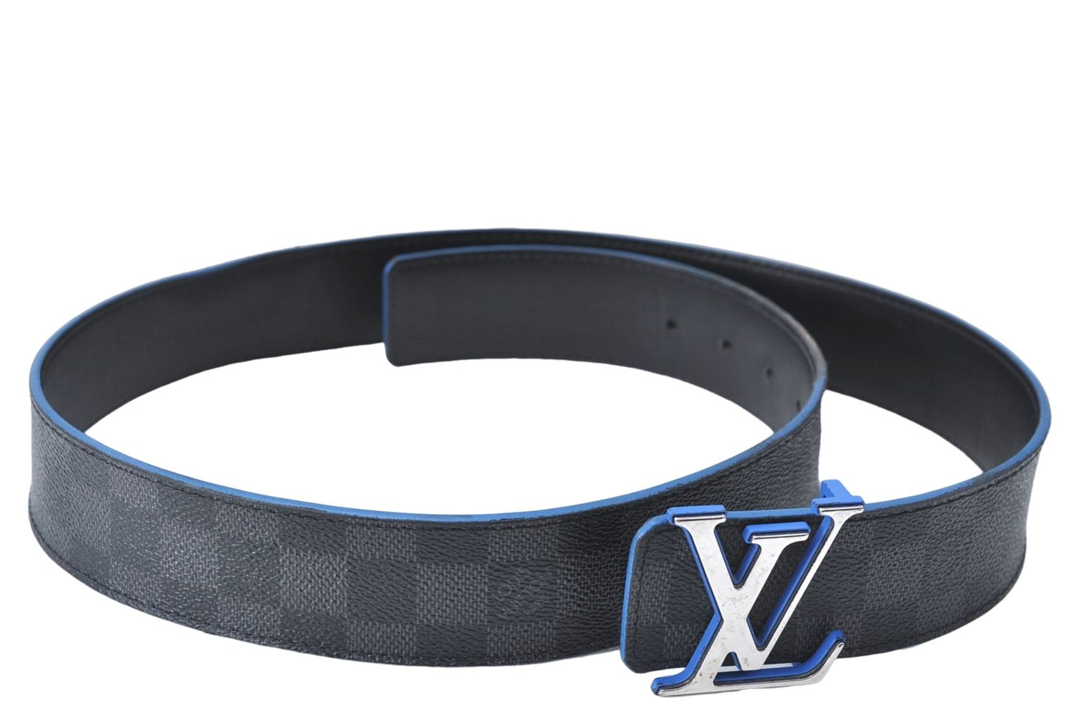 Louis Vuitton Damier Graphite Ceinture Initial Belt M9425 90cm 35.4