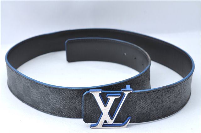 Louis Vuitton Damier Graphite Ceinture Initial Belt M9425 90cm 35.4