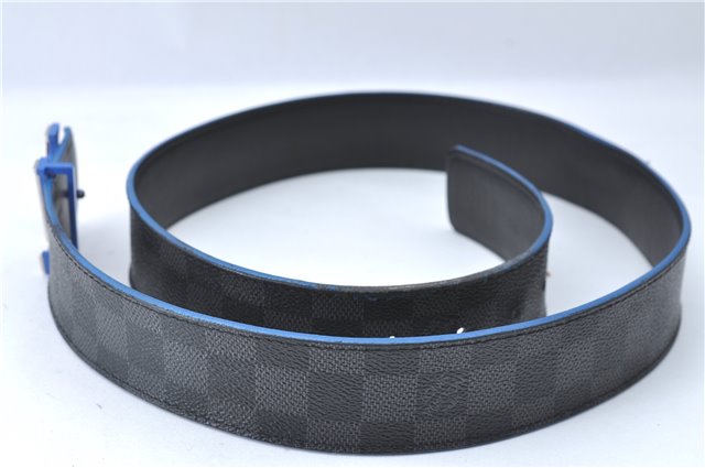 Louis Vuitton Damier Graphite Ceinture Initial Belt M9425 90cm 35.4