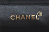 Authentic CHANEL Caviar Skin CC Logo Shoulder Tote Bag Black J1775