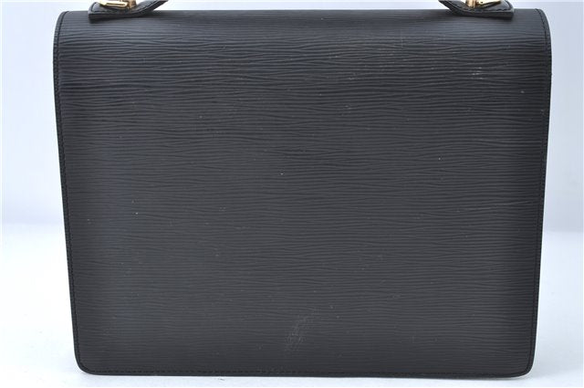 Authentic Louis Vuitton Epi Monceau 2Way Shoulder Hand Bag Black M52122 LV J1777