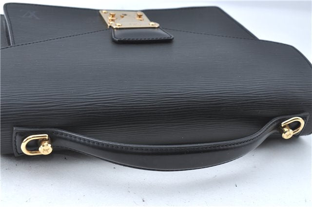 Authentic Louis Vuitton Epi Monceau 2Way Shoulder Hand Bag Black M52122 LV J1777