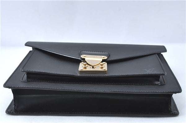 Authentic Louis Vuitton Epi Monceau 2Way Shoulder Hand Bag Black M52122 LV J1777