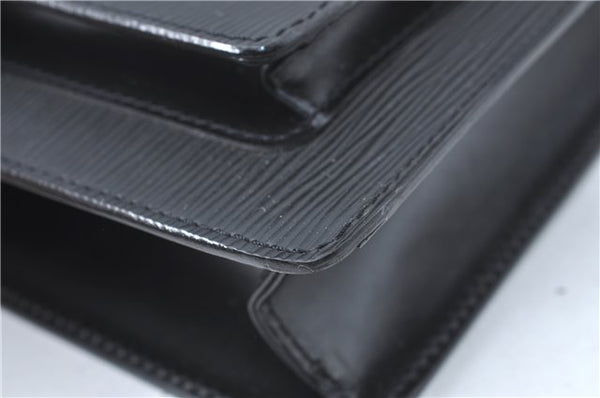Authentic Louis Vuitton Epi Monceau 2Way Shoulder Hand Bag Black M52122 LV J1777