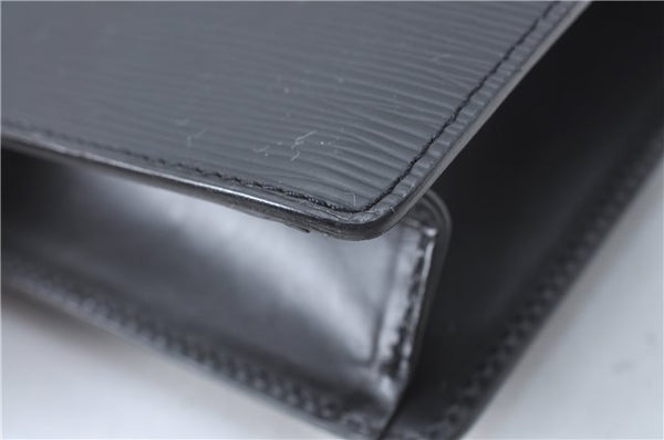 Authentic Louis Vuitton Epi Monceau 2Way Shoulder Hand Bag Black M52122 LV J1777